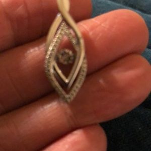 Kay jewelry  with swivel crystal sterling diamonds